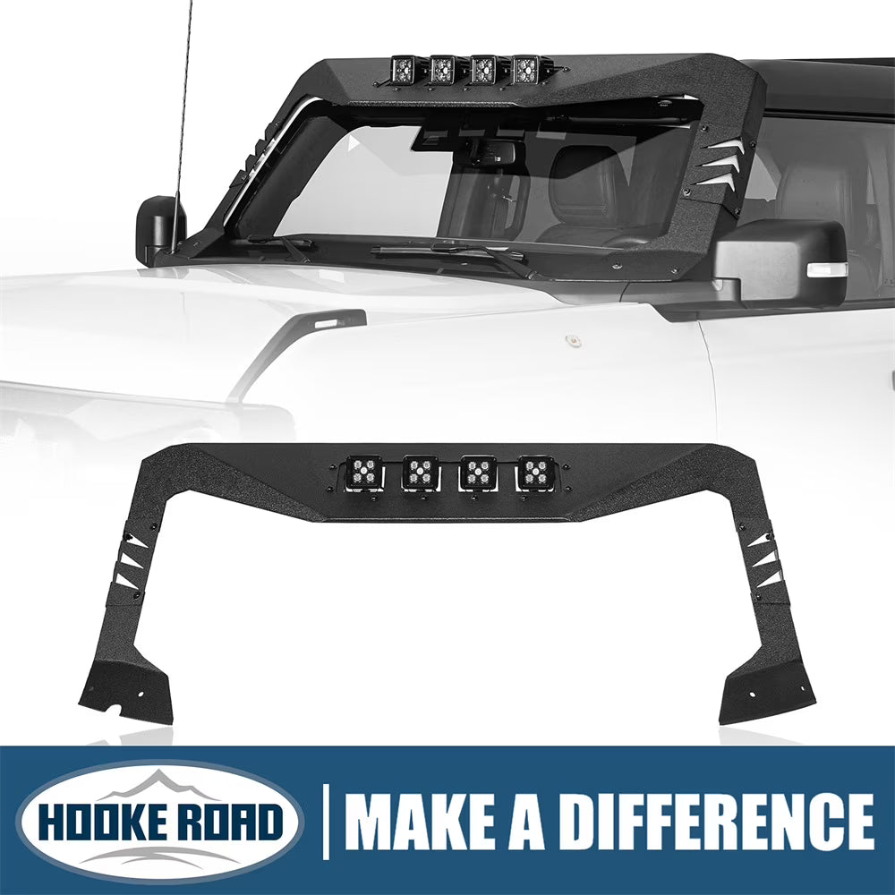Windshield Visor Frame Cover Roof Sun Cowl Body Armor C6657