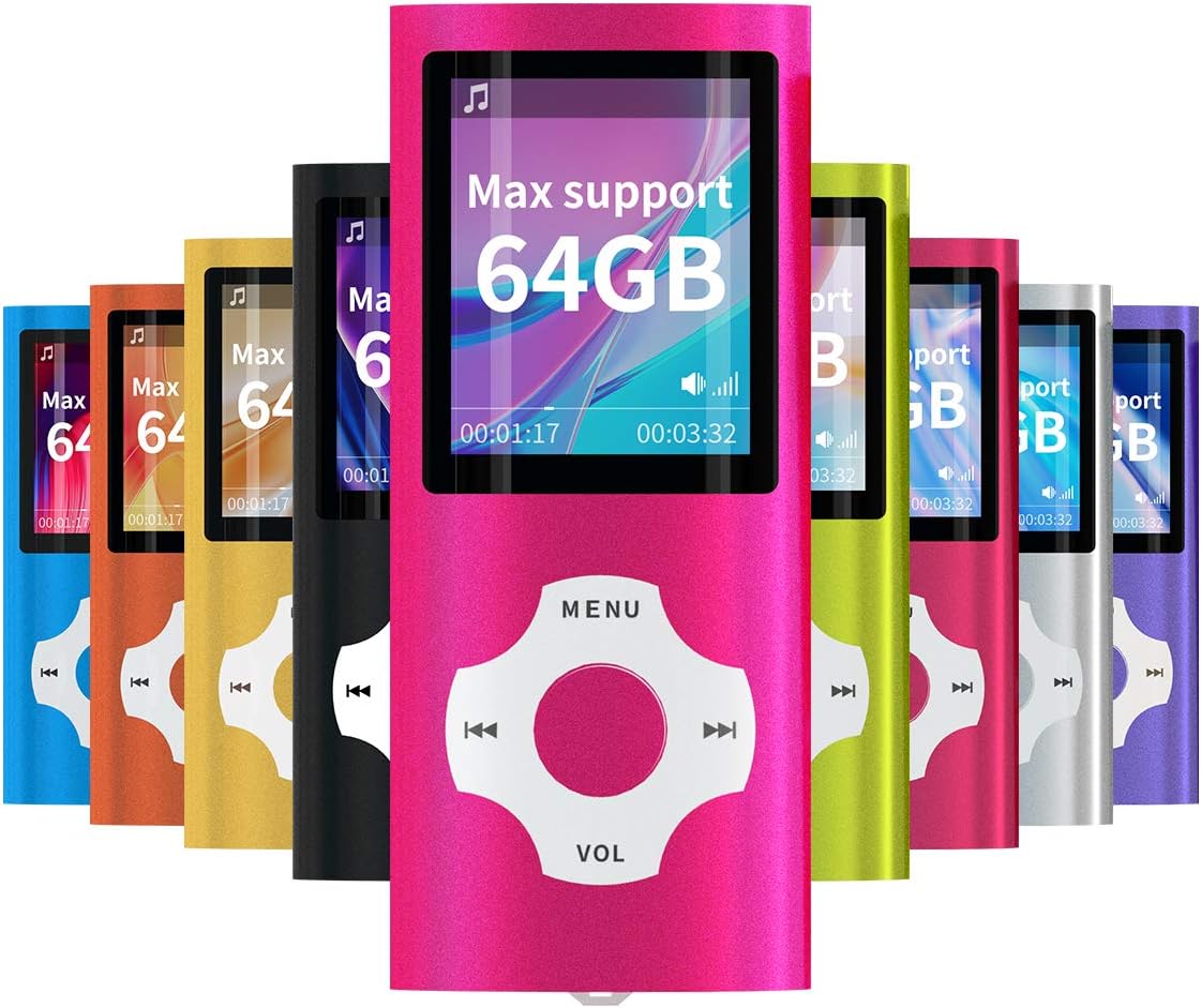 Black Pack of 2 MP3 MP4 Player K7780