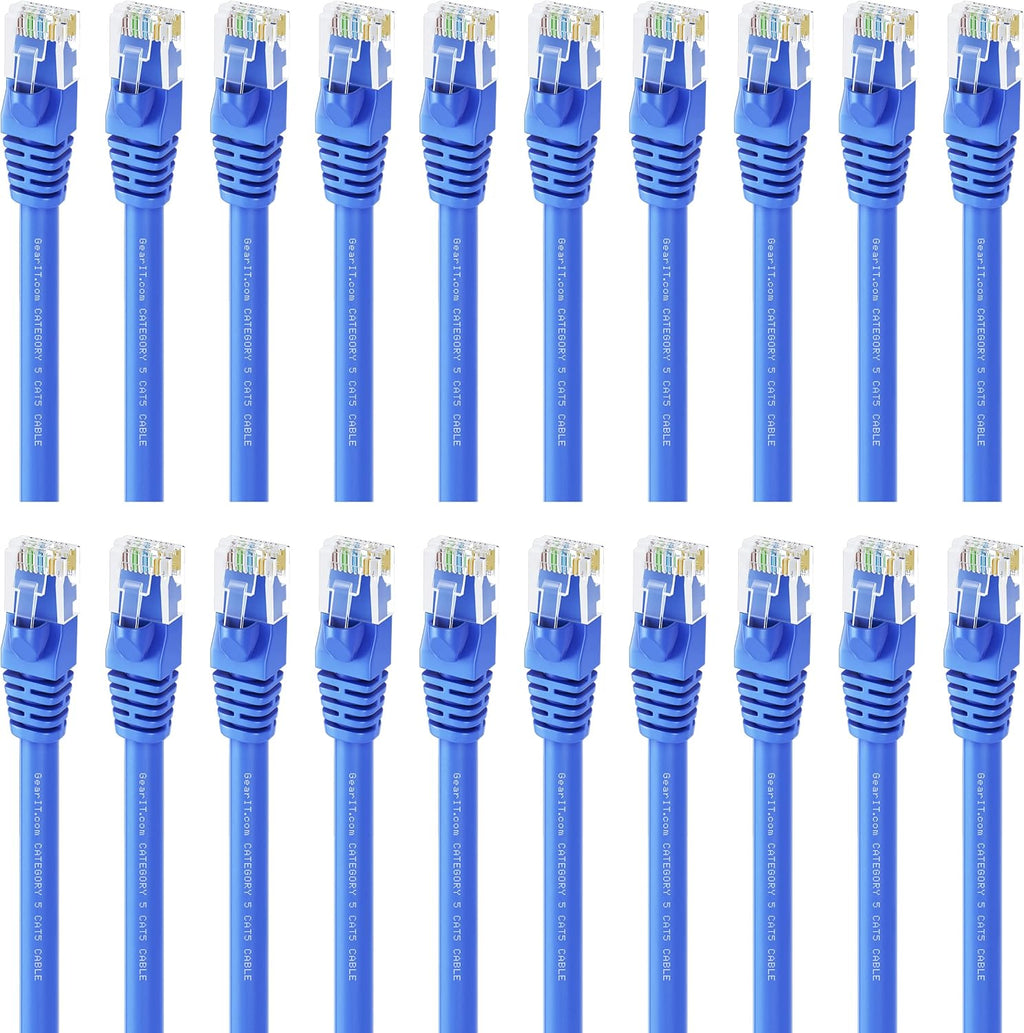 Blue 5 Feet Cat5e Ethernet Patch Cable A9618