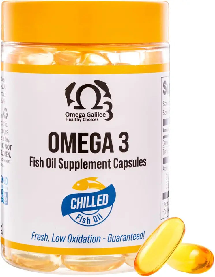 Omega 3 Fish Oil 600mg EPA & DHA Supplement 100 Count N365313