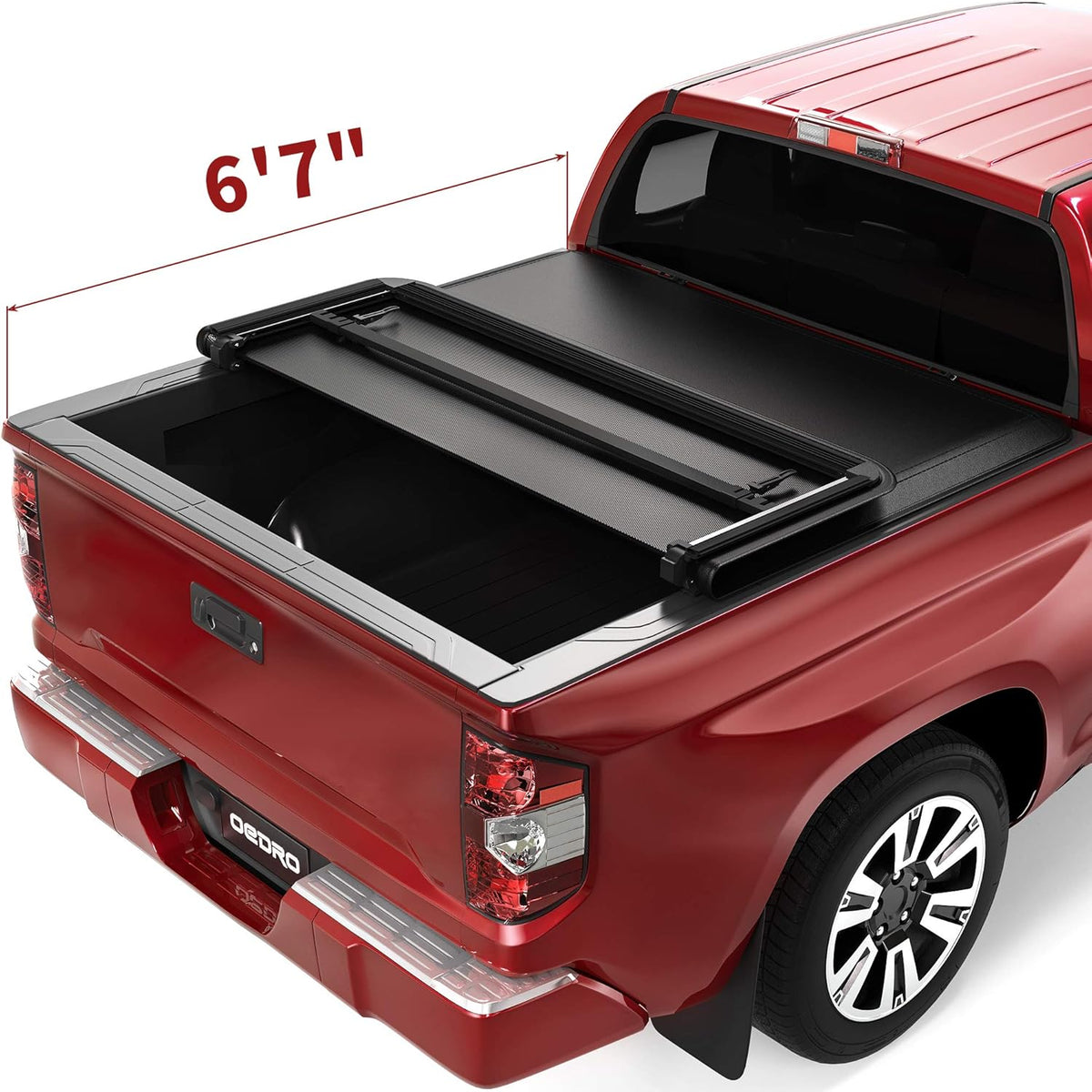 Hard Tri-fold Truck Bed Tonneau Cover for 6.5 ft Bed H583