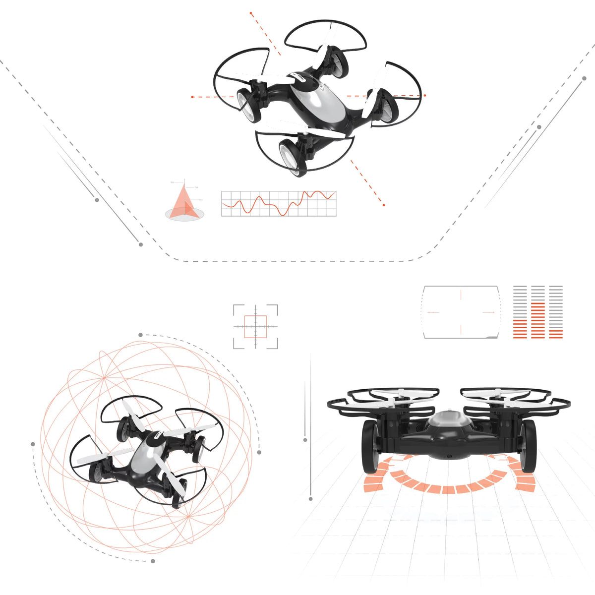 Black Remote Control Dual-Function Vehicle F20631