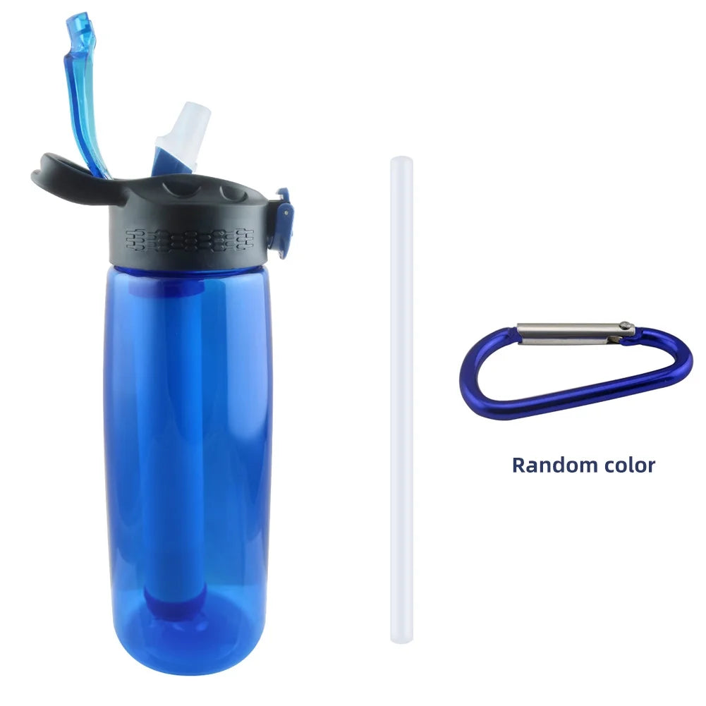 Blue Tritan Water Filter Bottle I527618