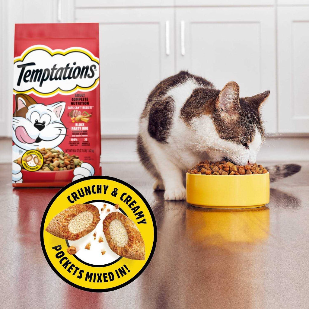 BBQ Flavor Adult Dry Cat Food V113580