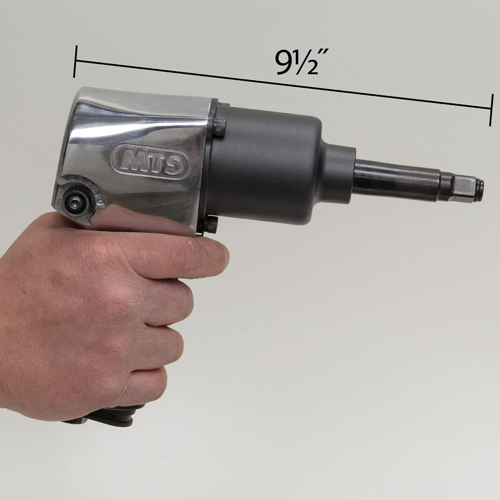 1/2-Inch Drive Aluminum Pneumatic Air Powered Impact Wrench, 2-Inch Anvil, Twin Hammer, Max Torque 680, Weight 6 lbs D1278