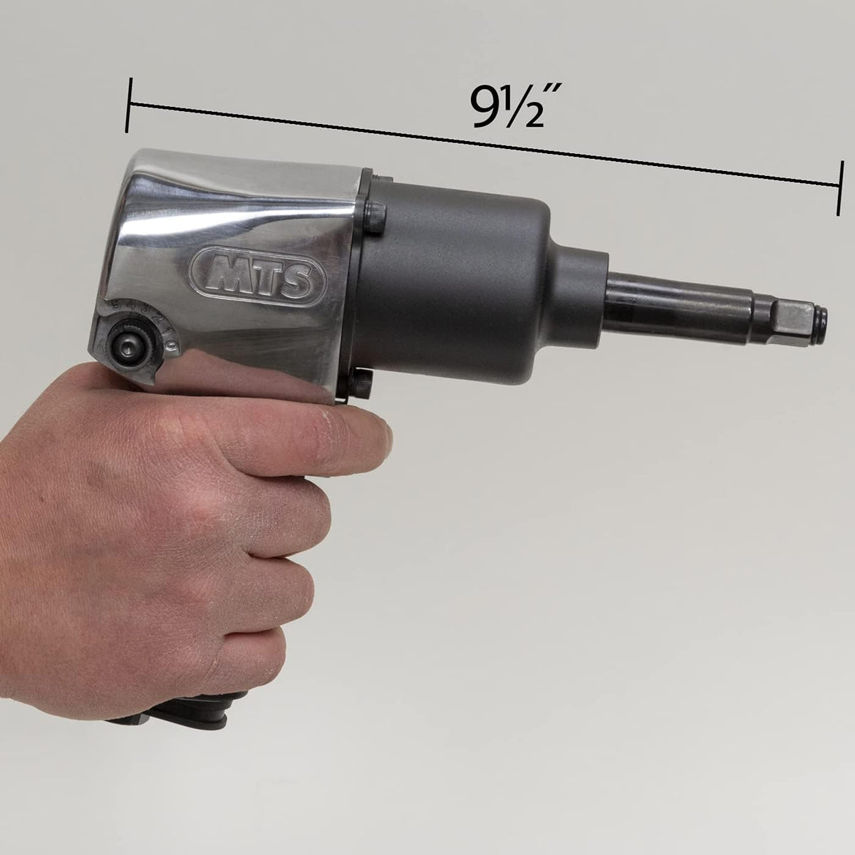 1/2-Inch Drive Aluminum Pneumatic Air Powered Impact Wrench, 2-Inch Anvil, Twin Hammer, Max Torque 680, Weight 6 lbs D1278