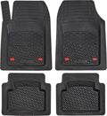 Red 5-Piece Heavy-Duty Automotive Floor Mat O138955