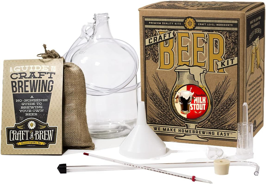 Chocolate Milk Stout Beer Kit, 1 Gallon Pack of 2 Y87894