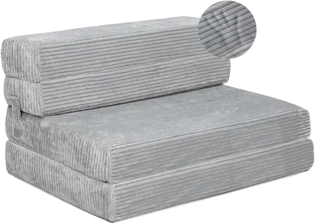 Memory Foam Foldable Sofa Mattress with Washable Cover, Twin Size L9922