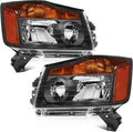 Black Housing Amber Reflector Clear Lens Headlight Assembly H95960