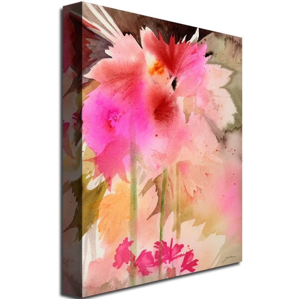Pink Garden Canvas Art T199
