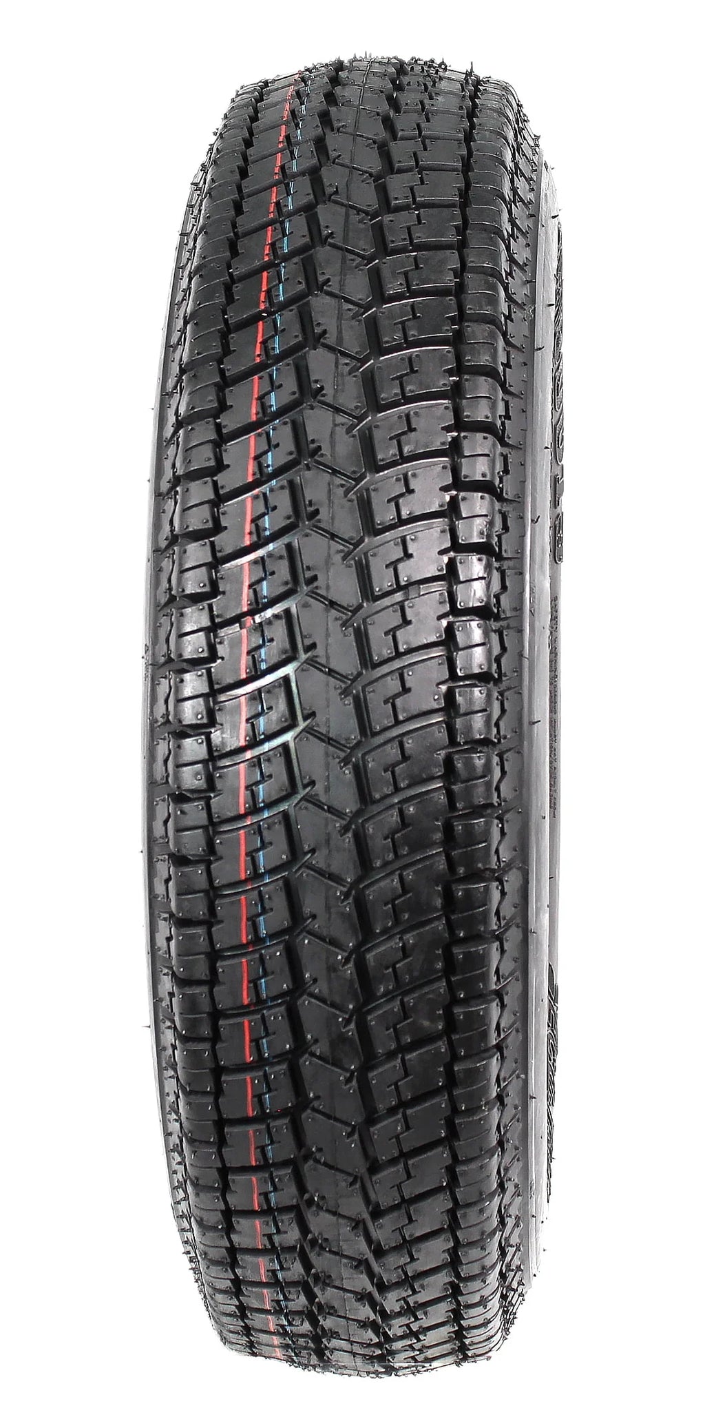 2-Pk Trailer Tires Rims ST175/80D13 5 Lug White Spoke Wheel J892
