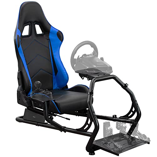 Racing Simulator Cockpit with Wheel Stand and Gear Mount K9104