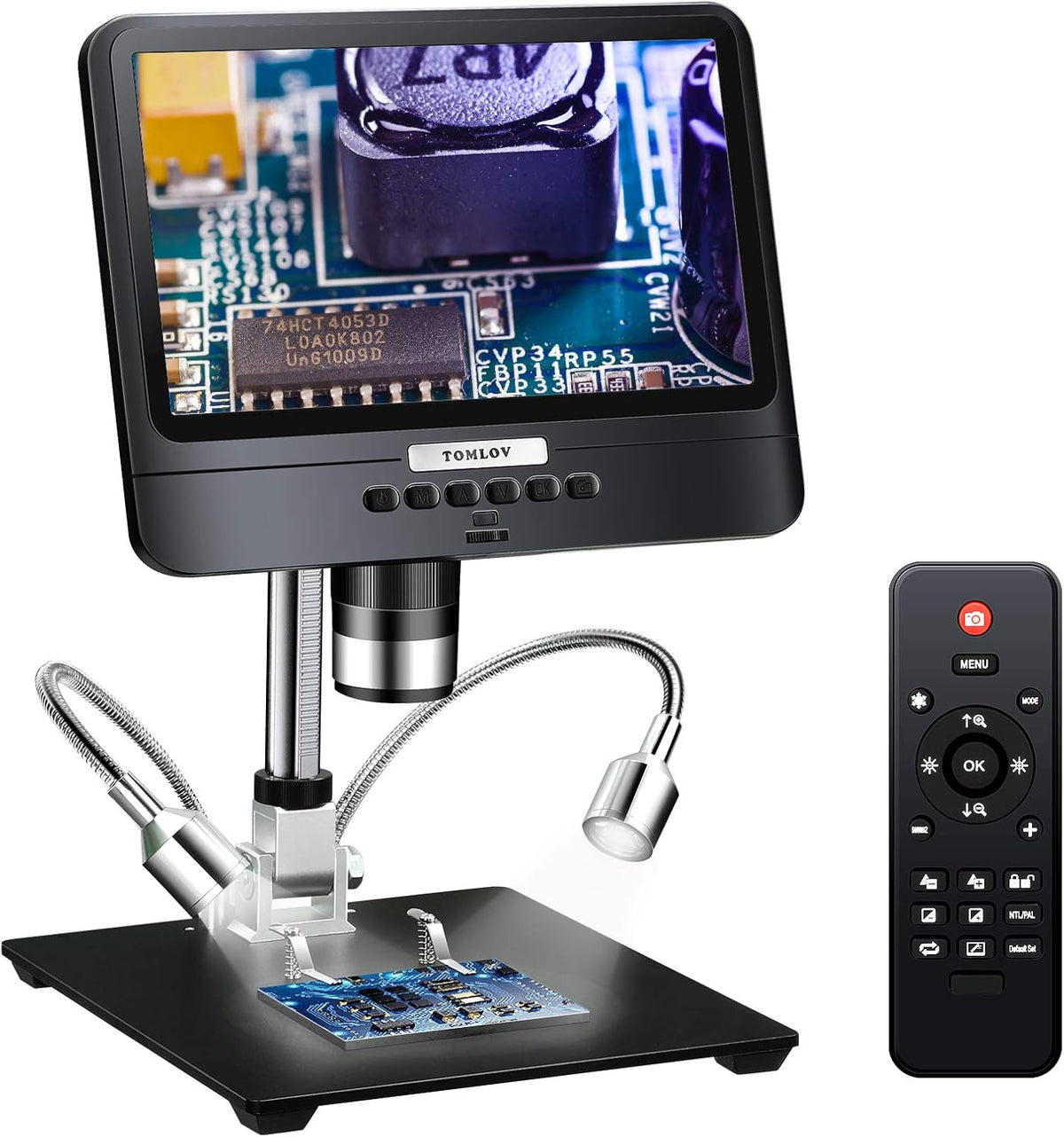 8.5'' Digital Microscope 50X-1300X with 12MP Camera J309