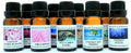 9 Bottle Set 1/2 Fl Oz Each Scented Fragrance Oil N825775