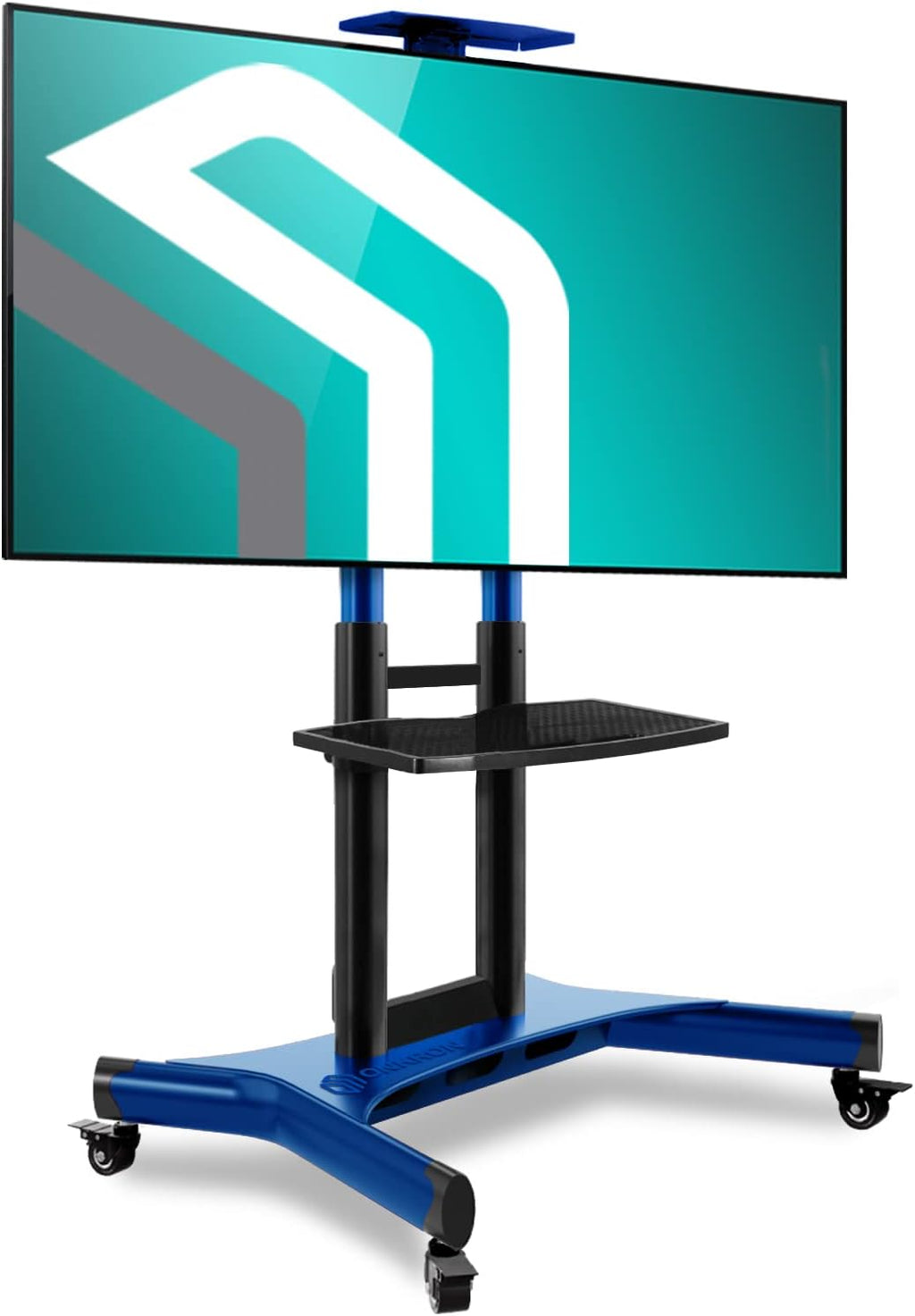 Mobile TV Stand Rolling TV Cart for 40” – 70” Flat Curved Screen TV with Wheels Shelves O47339