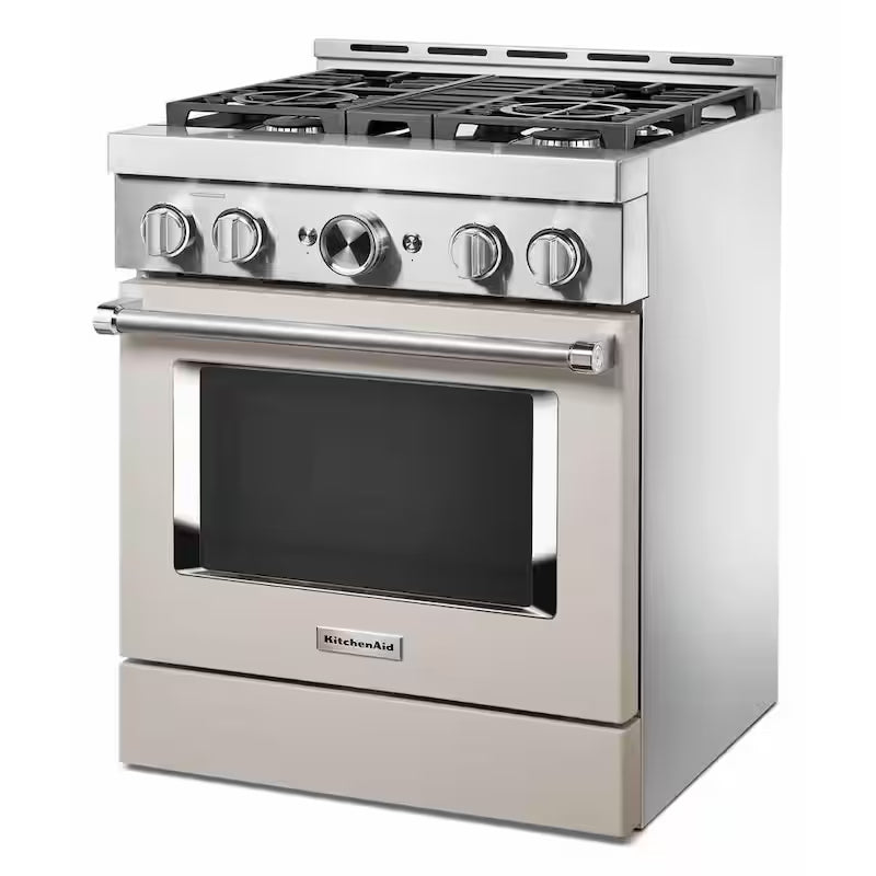 30 in. 4.1 cu. ft. Smart Gas Range with Self-Cleaning and True Convection G673