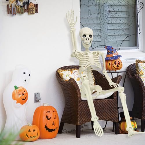 5.4ft/165cm Life Size Skeleton with Movable Joints P665285