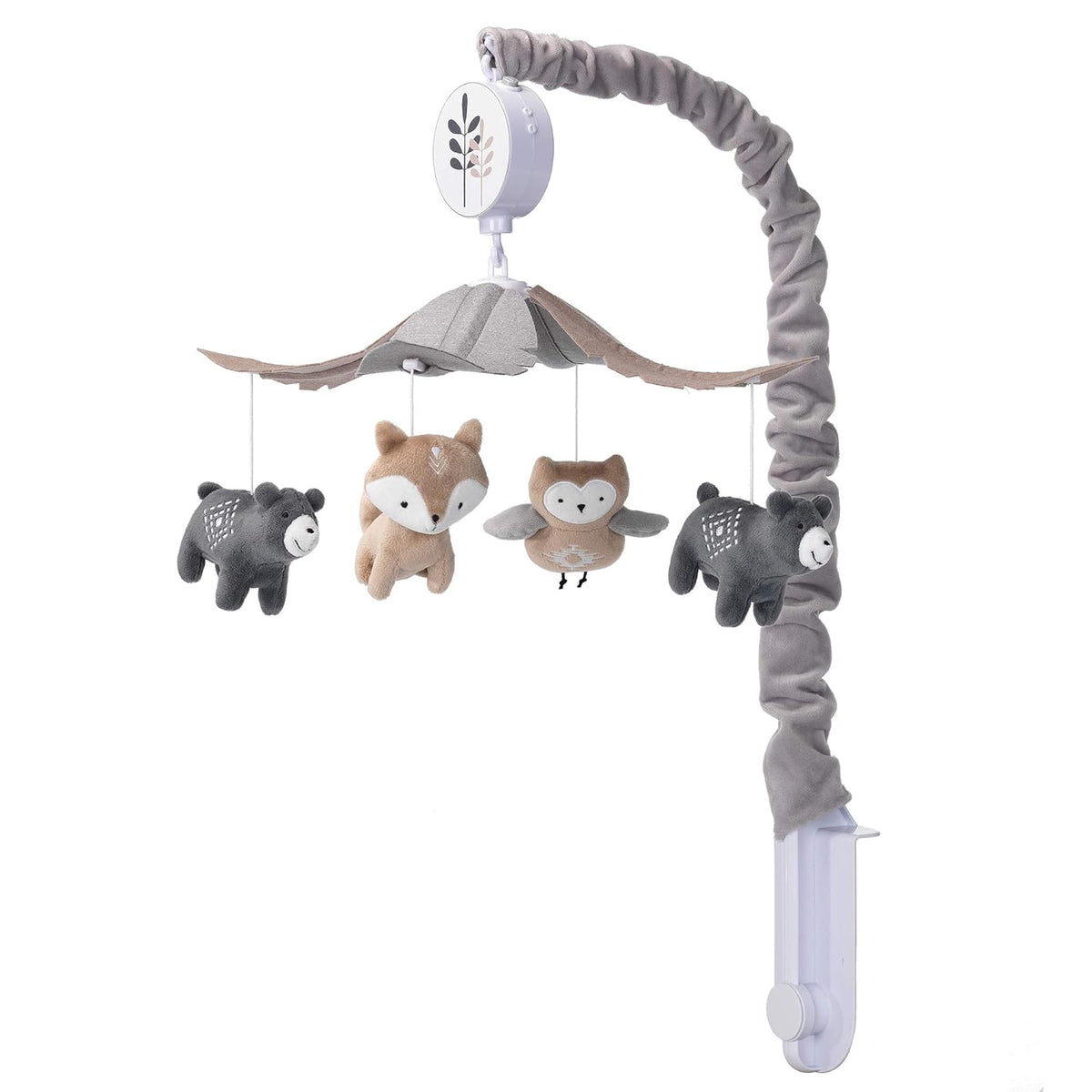Gray/Tan Musical Baby Crib Mobile S710