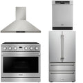 36 Gas Range, Range Hood, Refrigerator and Dishwasher J9560