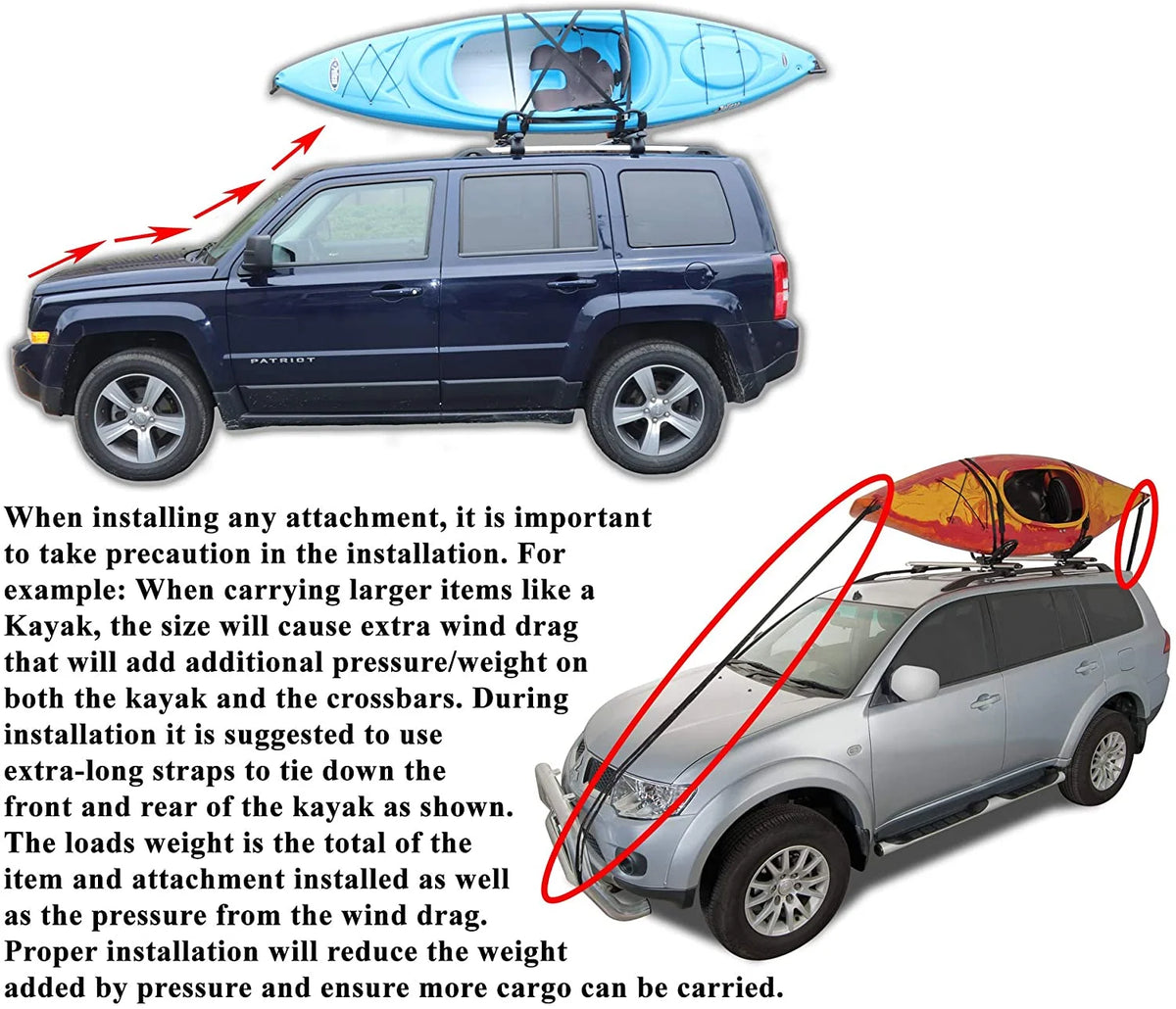 Roof Rack Crossbars Kayak Rack Combo C1597