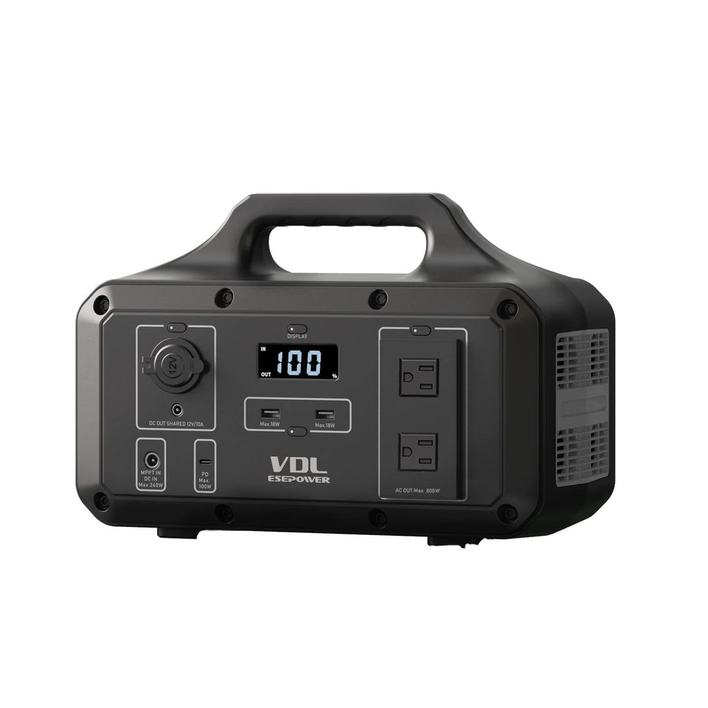 Portable Power Station 800W 510Wh Solar Generator W9582