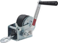 1500lbs Double Handle Hand Winch with 26ft Blue Strap, Pack of 2 X4335