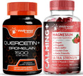 Quercetin with Bromelain 1500mg Magnesium Glycinate Gummies 1000mg Y58139