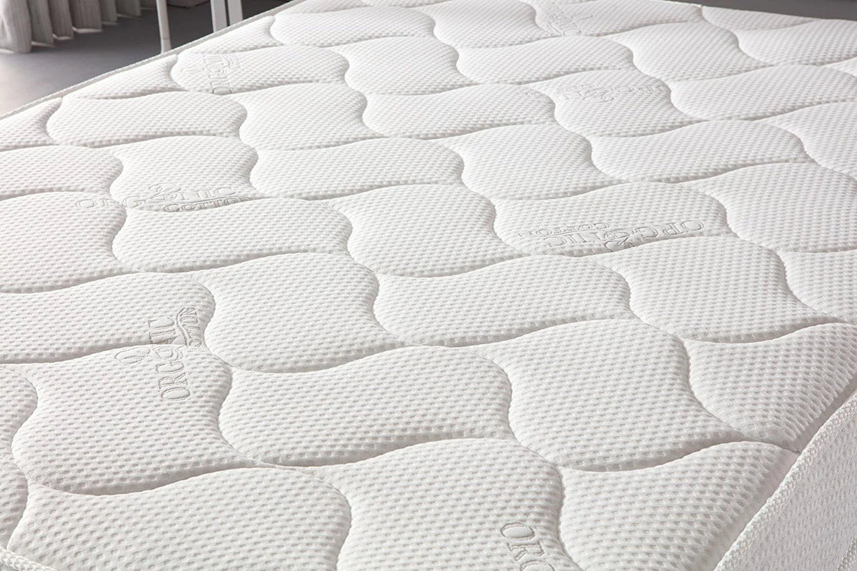 Organic Cotton 10 Spring & Foam Hybrid Mattress L140
