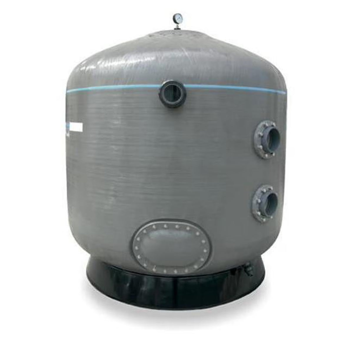 99 in. 58 PSI Commercial Vertical Sand Filter with 8 in. Flange Connections G413625