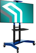 Mobile TV Stand Rolling TV Cart for 40” – 70” Flat Curved Screen TV with Wheels Shelves O47339