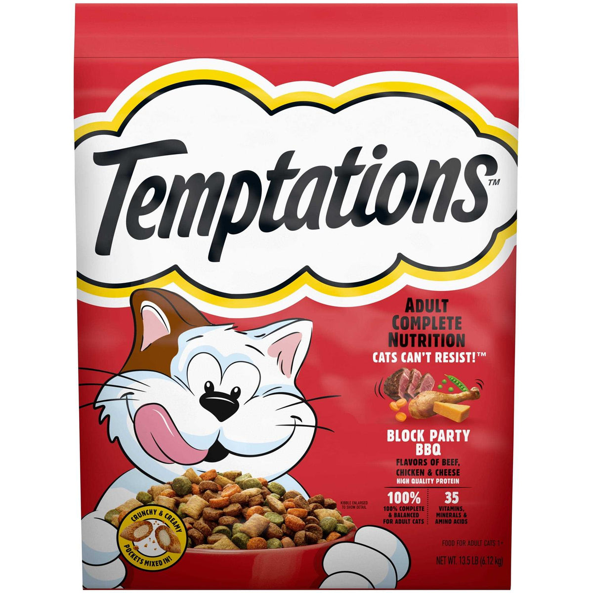 BBQ Flavor Adult Dry Cat Food V113580