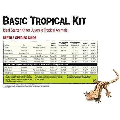 Desert Reptile Starter Kit with Light and Heat M1041