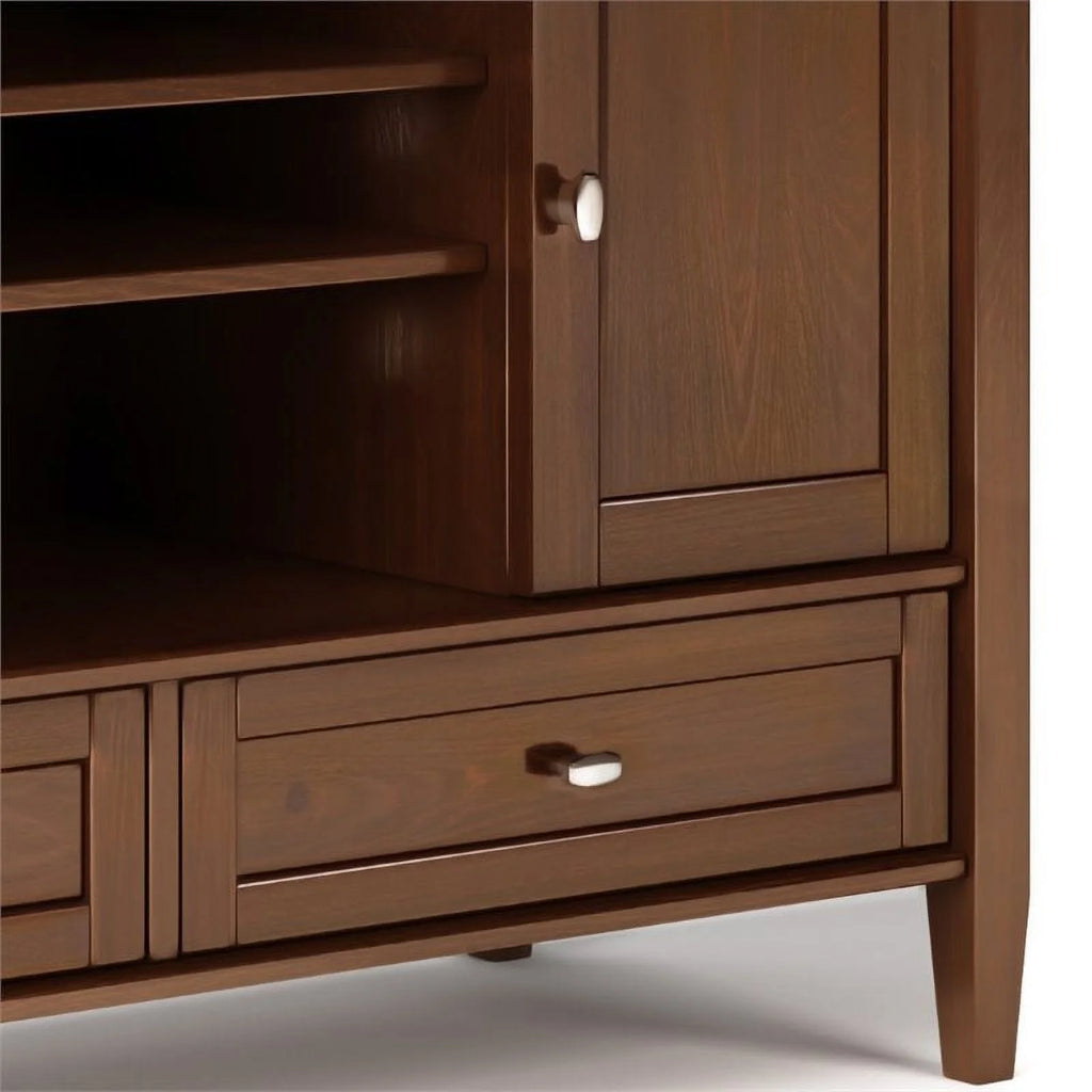 Rustic Wood TV Media Stand W89634
