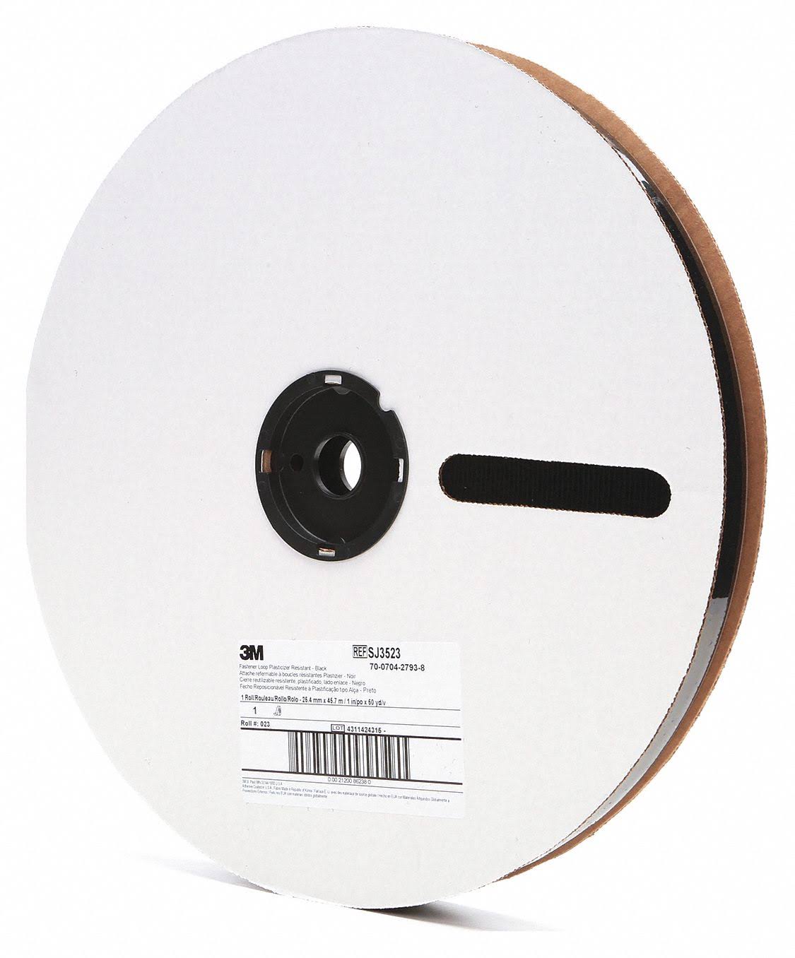 Black 1 in x 50 yd Loop Fastener A49430
