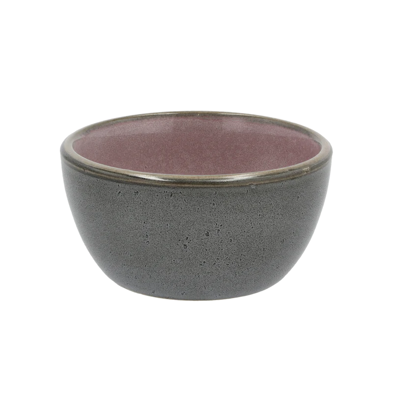Bowl 10 cm Grey/Light Pink O821