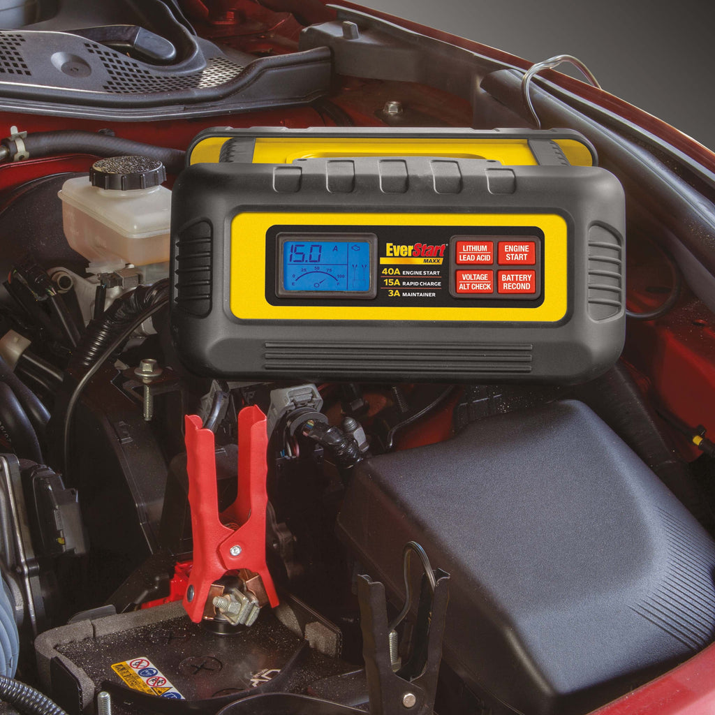 15 Amp Battery Charger and Maintainer with 40 Amp Engine Start K3980