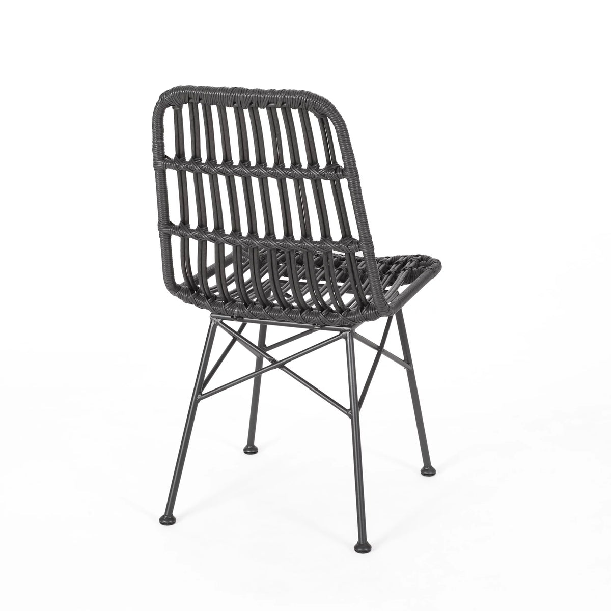 Outdoor Wicker Dining Chairs Set of 2 F3965