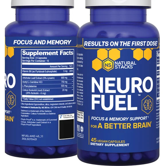 45 Capsules Nootropic Brain Supplement D97774