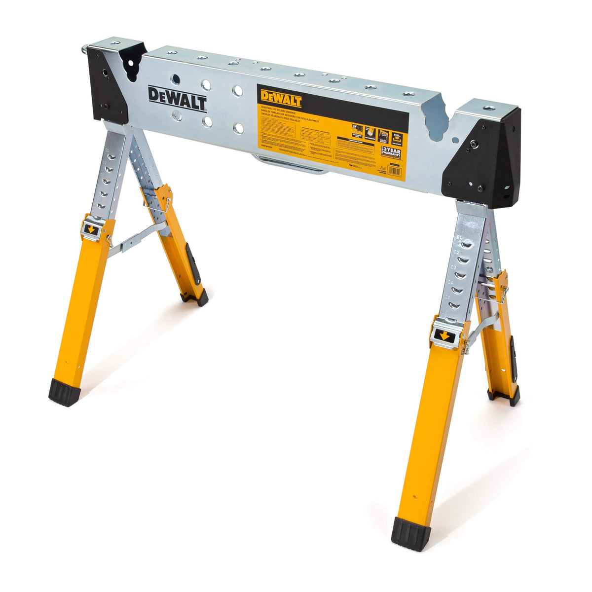 Adjustable Height Portable Steel Welding Sawhorse U444513
