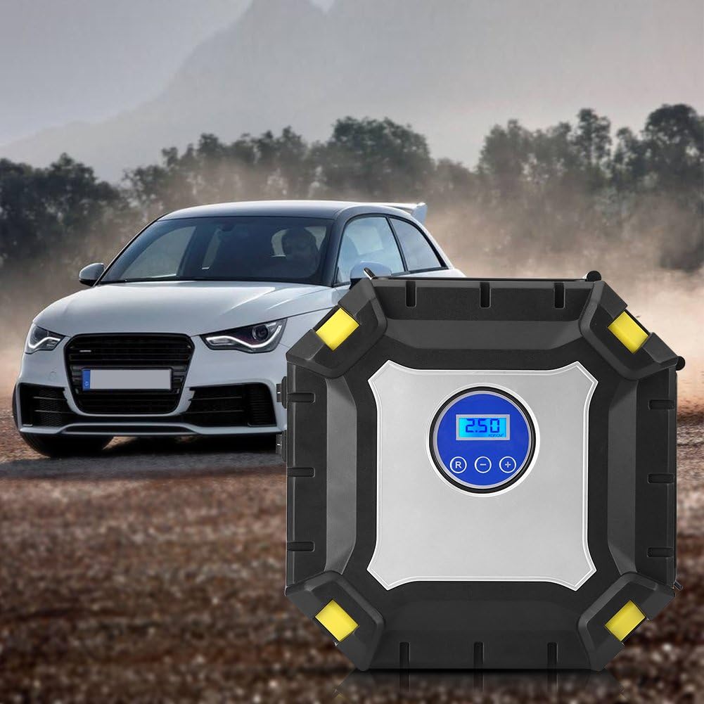 12V Portable Car Tire Inflator Air Compressor 100 PSI Pack of 2 O713244