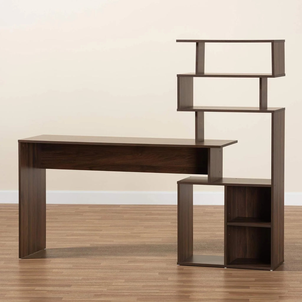 Walnut Brown Desk L609