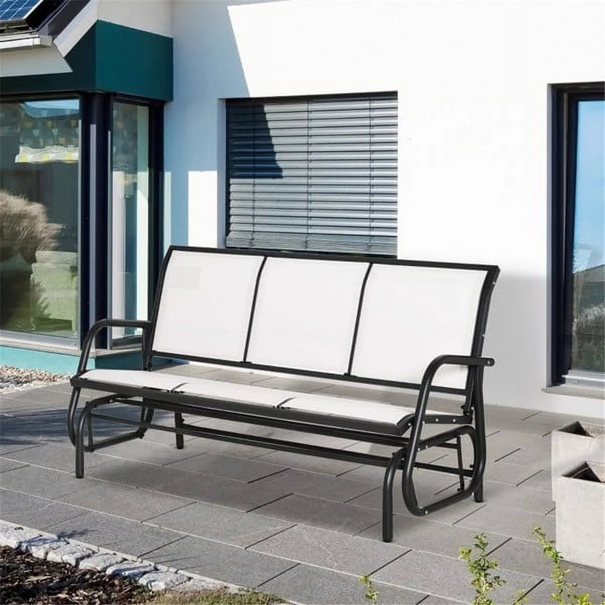 Outdoor Glider Bench 3-Person Rocking Chair L781