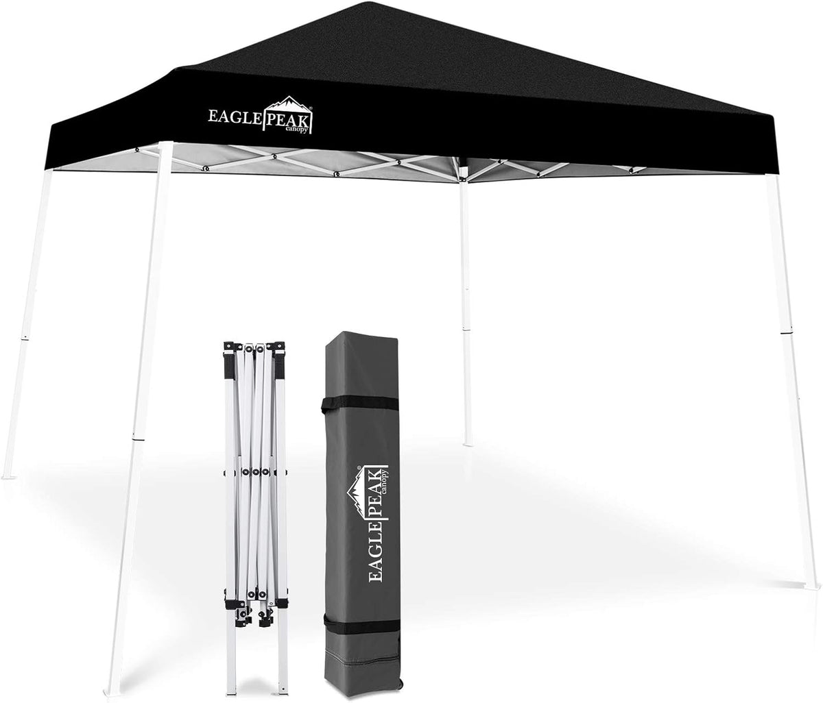 10' x 10' Slant Leg Pop-up Canopy Tent White T83132
