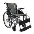 Lightweight Ergonomic Wheelchair with Silver Seat V99402