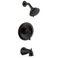 Bronze Single-Handle 3-Spray Tub and Shower Faucet E744