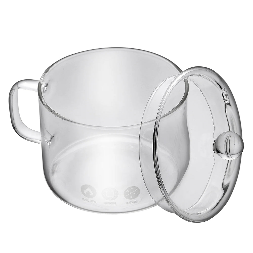 Heat-resistant Glass Pot with Handle A883106