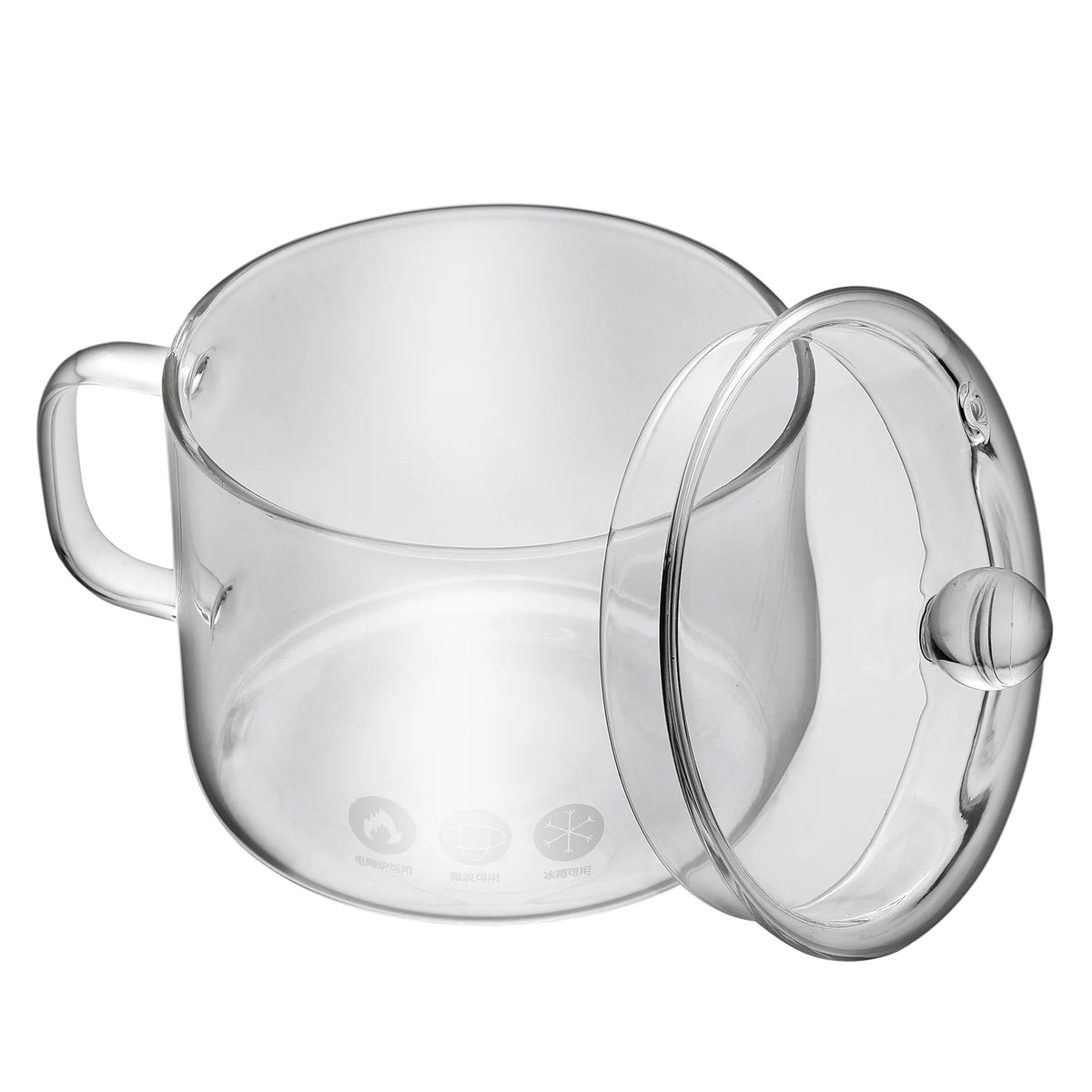Heat-resistant Glass Pot with Handle A883106
