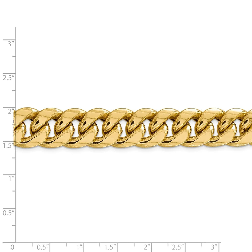 14kt Yellow Gold 24 inch Miami Cuban Chain I272664