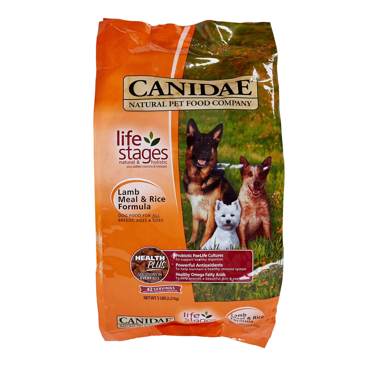 Lamb Meal & Rice Dry Dog Food, 5 lb P414845